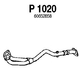P1020 FENNO  Труба выхлопного газа