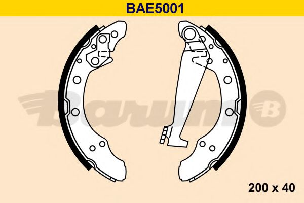 BAE5001 BARUM  Комплект тормозных колодок
