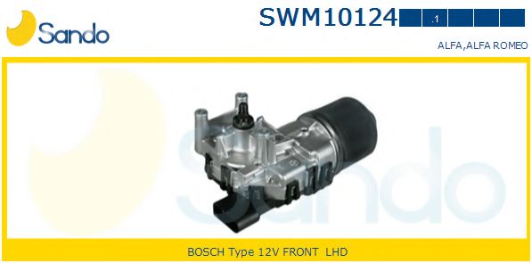 SWM10124 SANDO  Двигатель стеклоочистителя