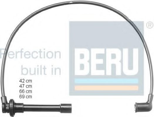 ZEF1097 BERU  Комплект проводов зажигания