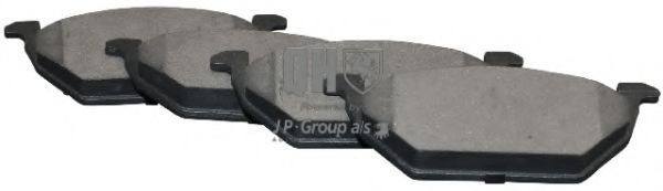 1163600919 JP GROUP  Комплект тормозных колодок, дисковый тормоз