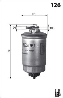 G10 MECAFILTER  Топливный фильтр