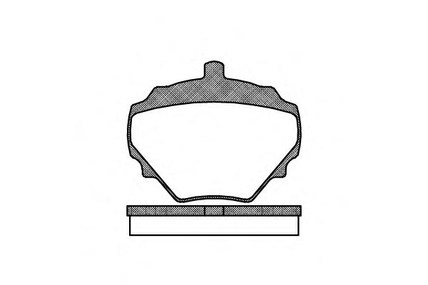 P1523.10 WOKING  Комплект тормозных колодок, дисковый тормоз