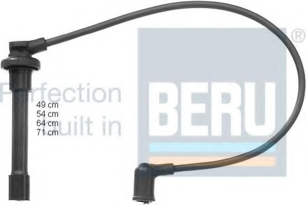 ZEF838 BERU  Комплект проводов зажигания