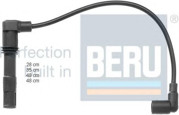 ZEF990 BERU  Комплект проводов зажигания