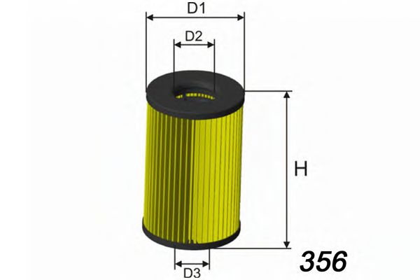L120 MISFAT  Масляный фильтр