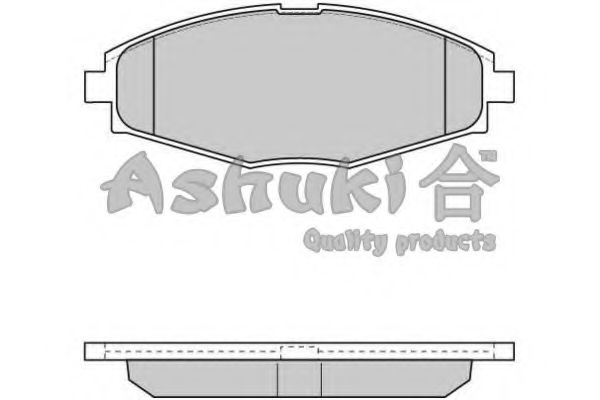 J009-01J ASHUKI  Комплект тормозных колодок, дисковый тормоз
