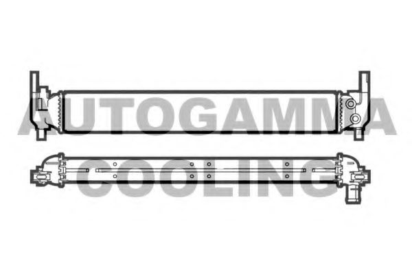 107200 AUTOGAMMA  Радиатор, охлаждение двигателя