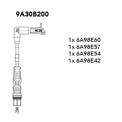 9A30B200 BREMI  Комплект проводов зажигания