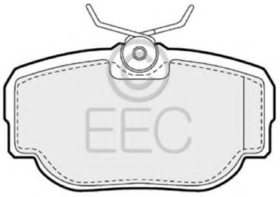 BRP0908 EEC  Комплект тормозных колодок, дисковый тормоз