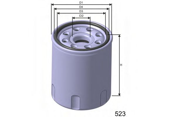 Z258 MISFAT  Масляный фильтр