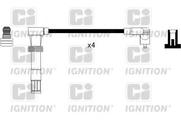 XC981 QUINTON HAZELL  Комплект проводов зажигания