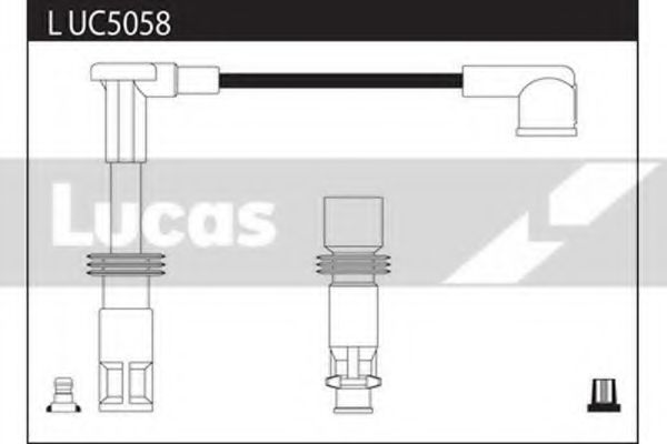 LUC5058 LUCAS ELECTRICAL  Комплект проводов зажигания