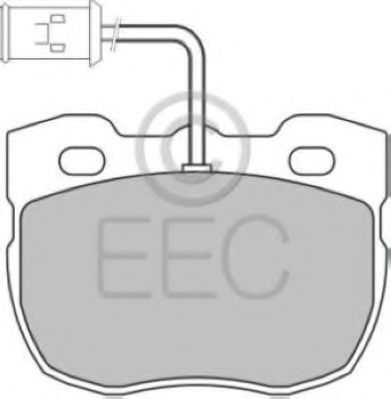 BRP0592 EEC  Комплект тормозных колодок, дисковый тормоз