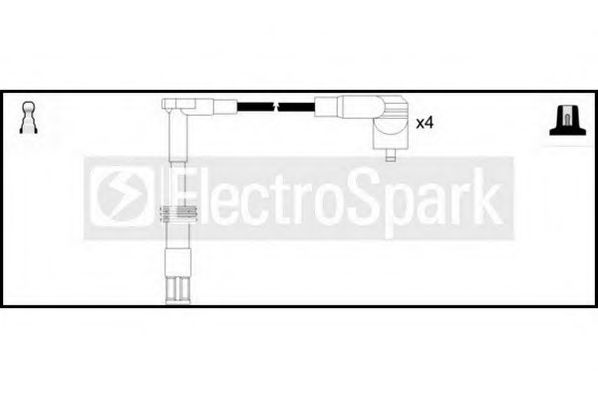 OEK483 STANDARD  Комплект проводов зажигания