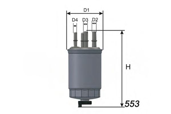 M331 MISFAT  Топливный фильтр