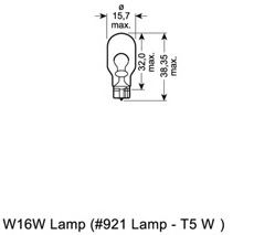 921 OSRAM  Лампа накаливания, фонарь указателя поворота; Лампа накаливания, фонарь сигнала тормож./ задний габ. огонь; Лампа накаливания, фонарь сигнала торможения; Лампа накаливания, задняя противотуманная фара; Лампа накаливания, фара заднего хода; Лампа накаливания, задний гарабитный огонь; Лампа накаливания, стояночные огни / габаритные фонари; Лампа накаливания, стояночный / габаритный огонь; Лампа накаливания, фонарь указателя поворота; Лампа накаливания, фонарь сигнала тормож./ задний габ. огонь; Лампа накаливания, фонарь сигнала торможения; Лампа накаливания, задняя противотуманная фара; Лампа накаливания, стояночные огни / габаритные фонари