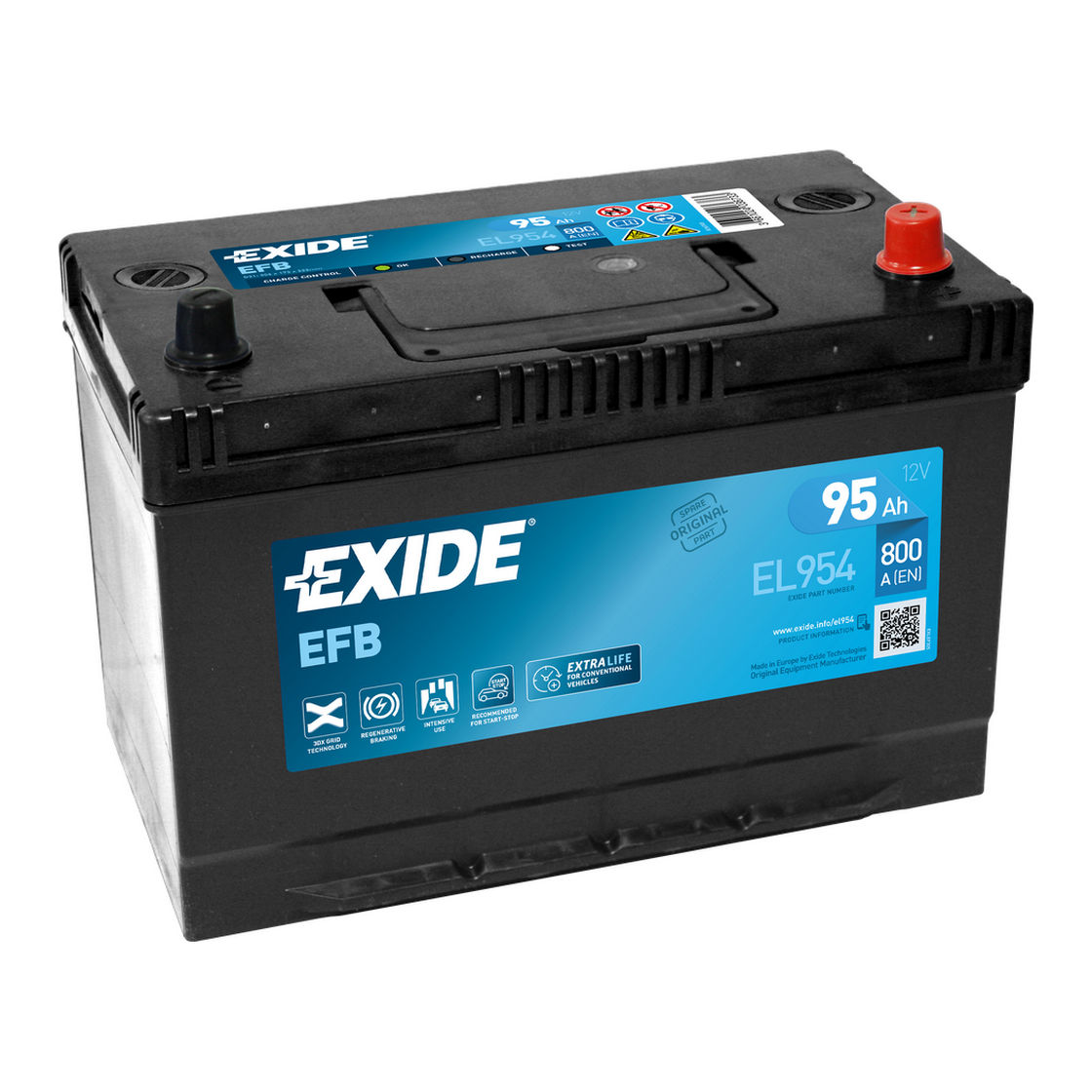 EXIDE EFB 95Ah 800А