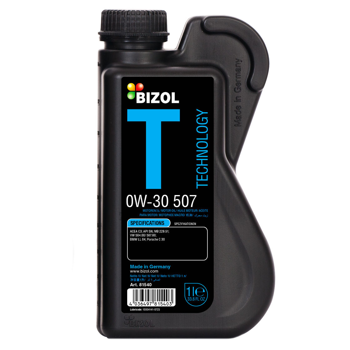 BIZOL Technology 0W30 507 1л.
