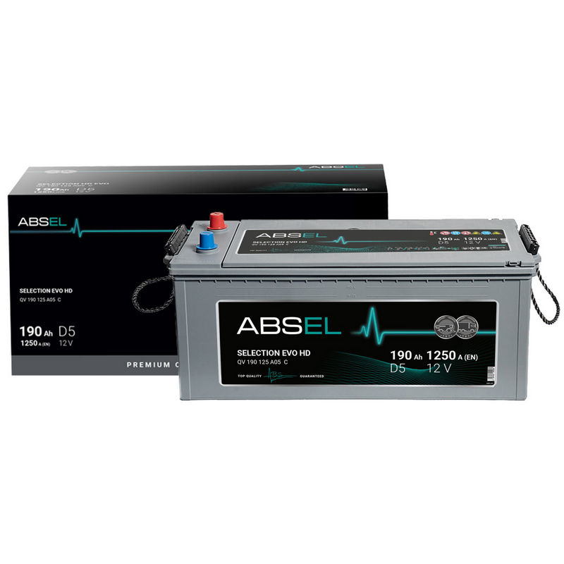 ABSEL SELECTION EVO HD 12V D5 190Ah 1250A