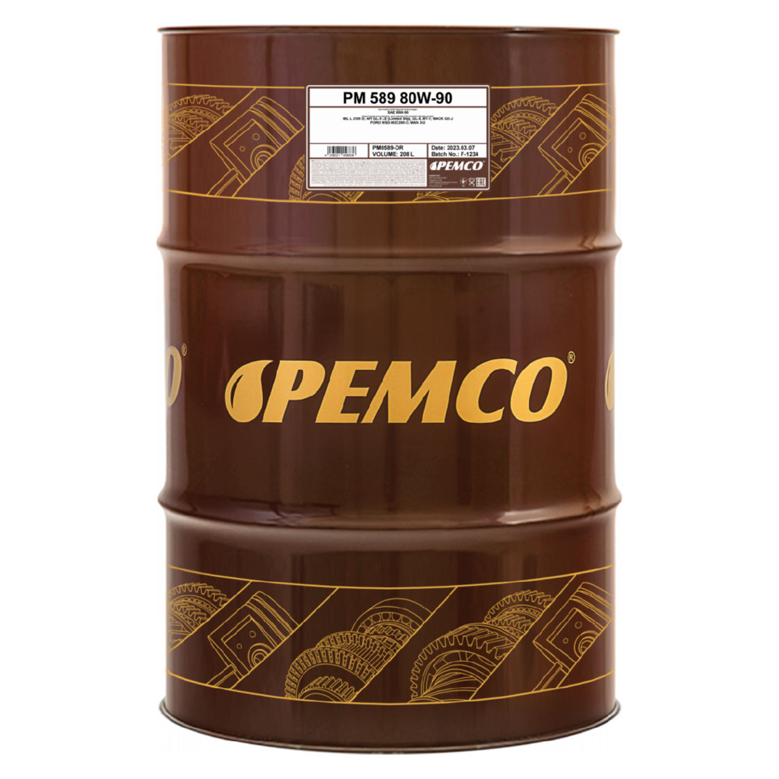 PEMCO 589 80W-90 208л.
