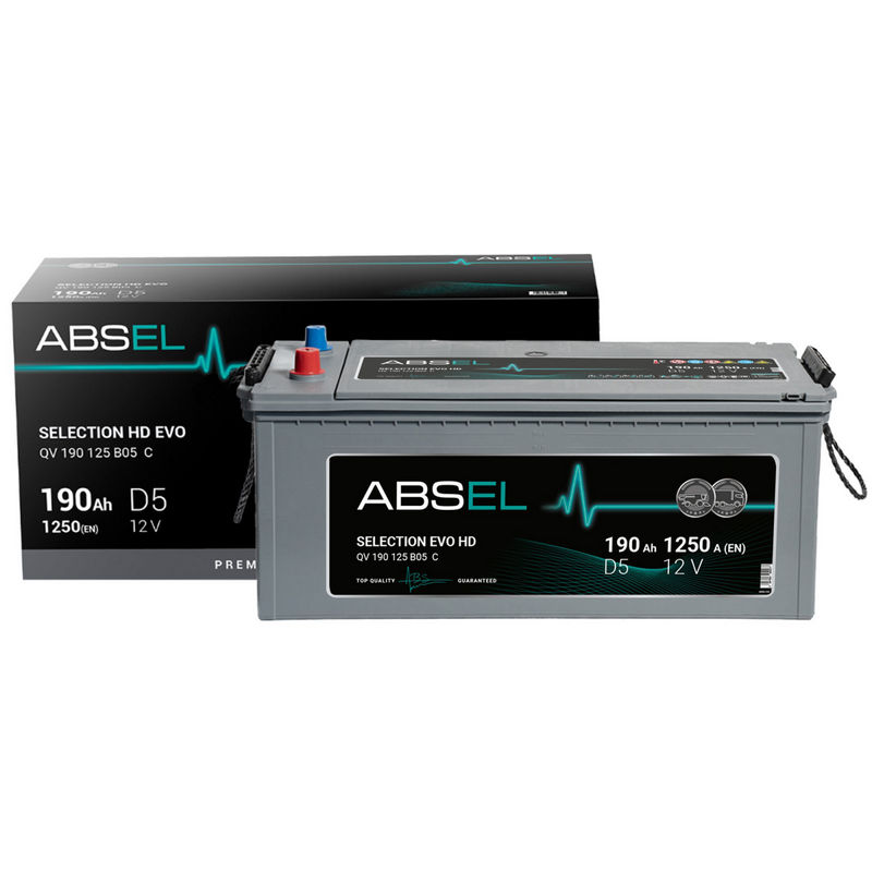 ABSEL SELECTION EVO HD 12V D5 190Ah 1250A
