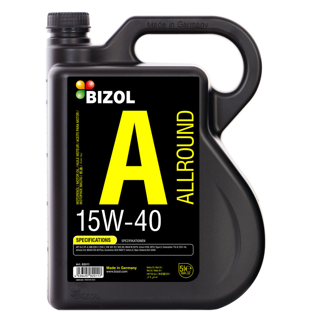 BIZOL Allround 15W40 5л.