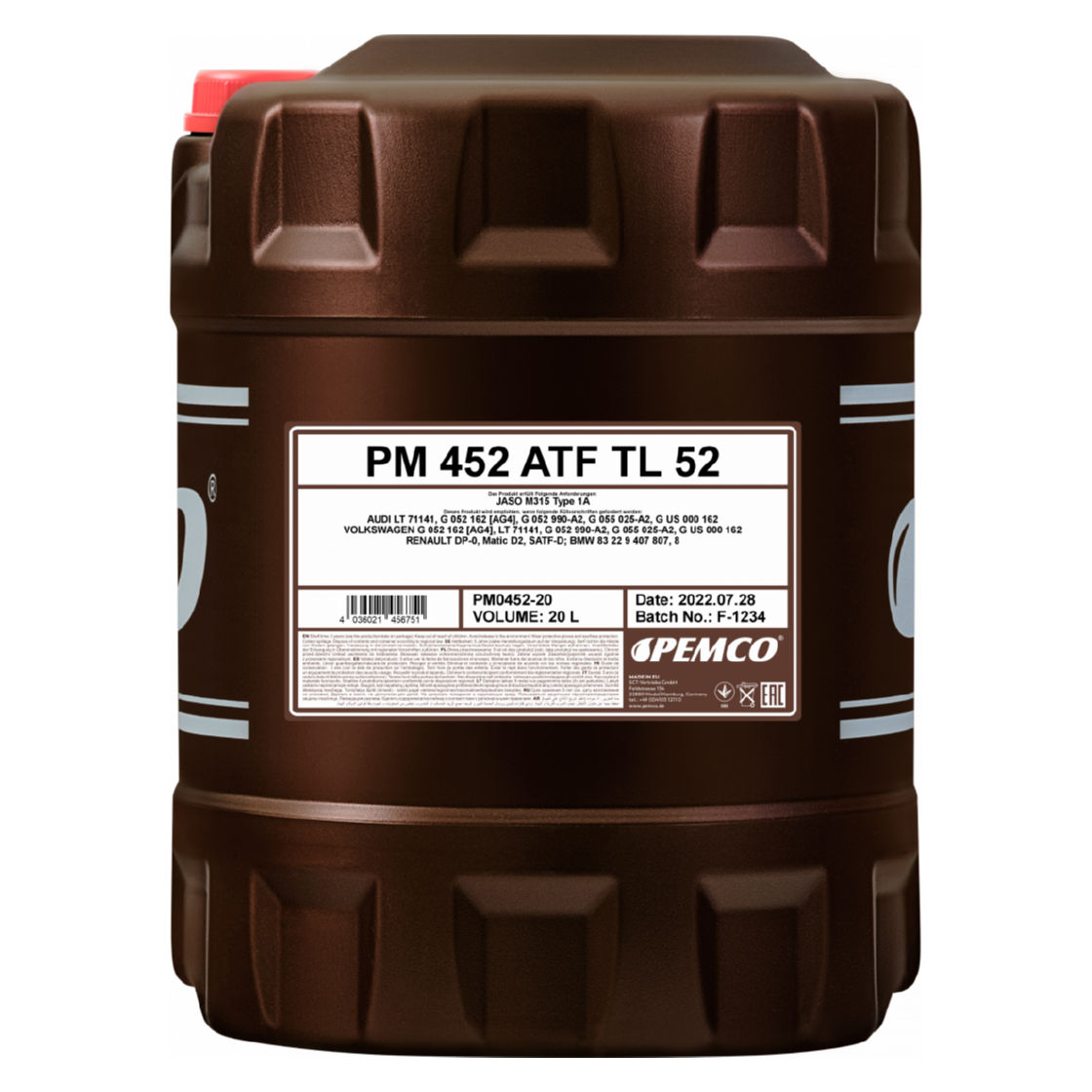 PEMCO 452 ATF TL 52 20л.
