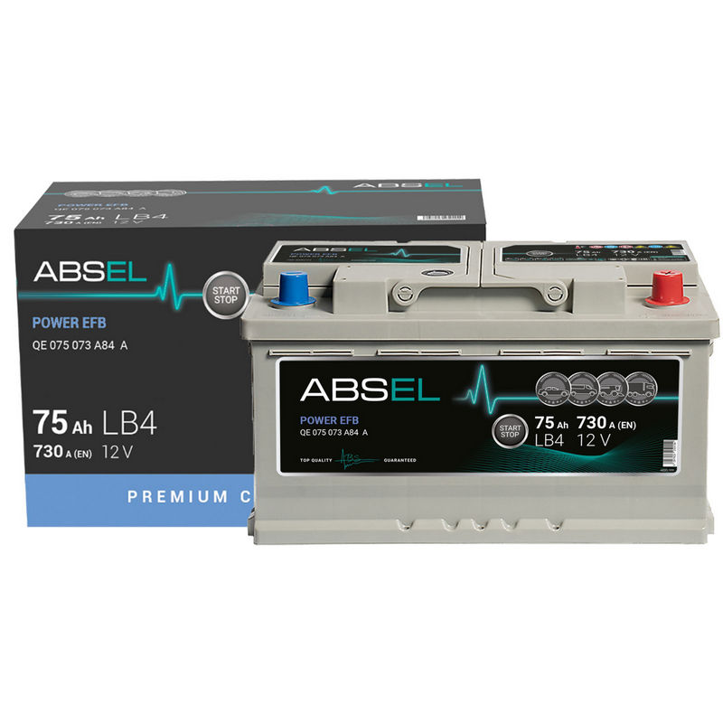 ABSEL POWER EFB 12V LB4 75Ah 730A