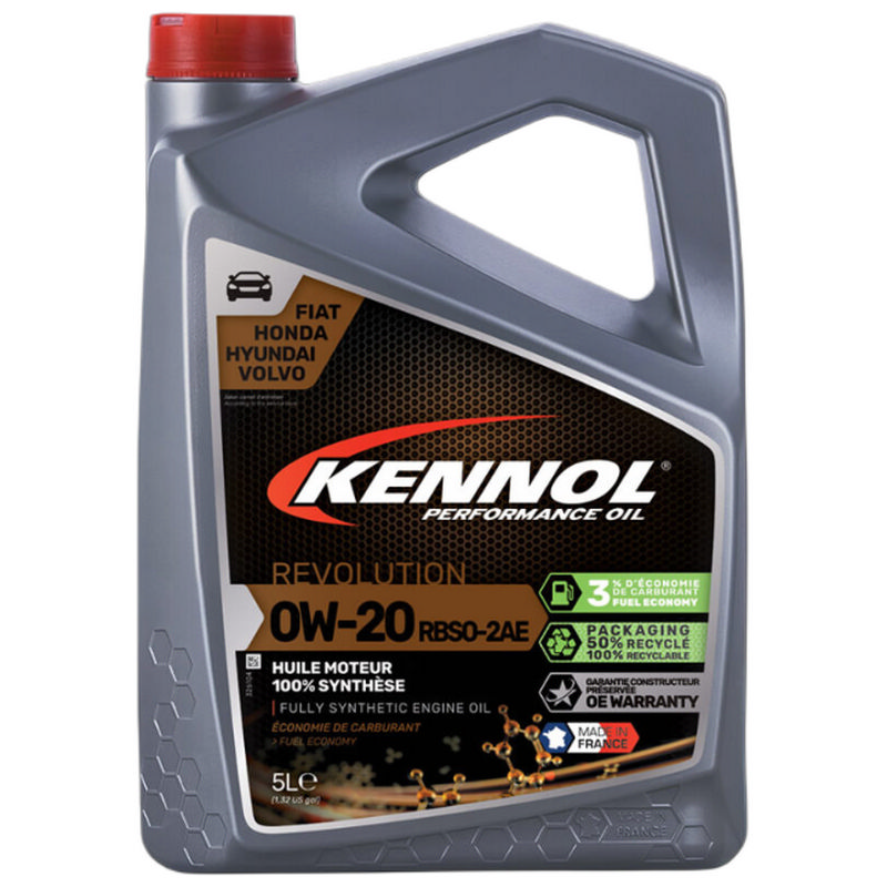 KENNOL REVOLUTION 0W20 RBSO-2AE 5л.