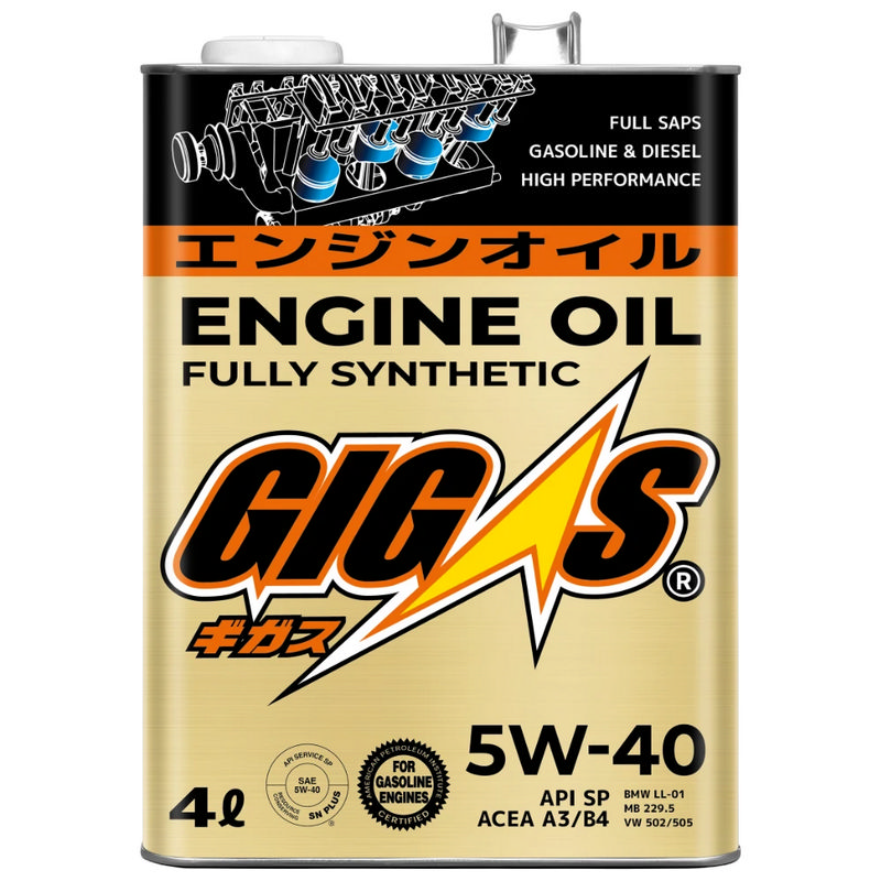 GIGAS 5W40 ACEA A3/B4 API SP 4л.