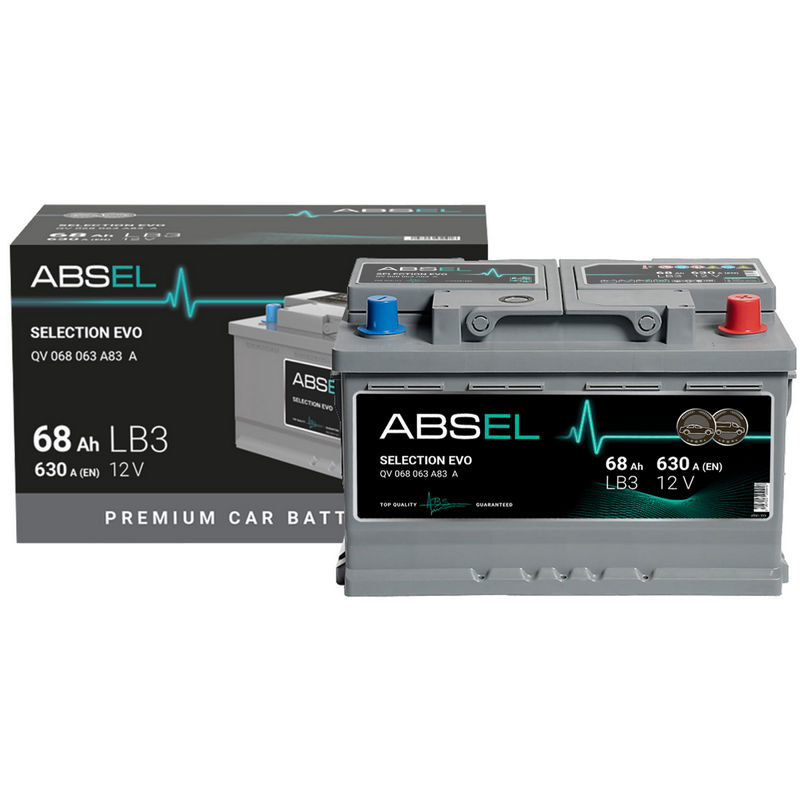 ABSEL SELECTION EVO 12V LB3 68Ah 630A