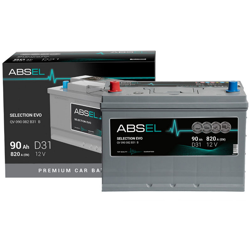 ABSEL SELECTION EVO 12V D31 90Ah 820A