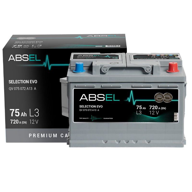 ABSEL SELECTION EVO 12V L3 75Ah 720A