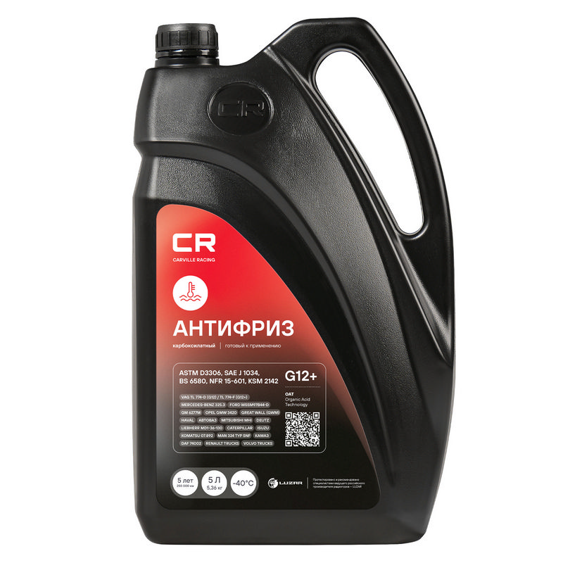 CARVILLE Antifreeze G12+, OAT, -40°С 5л.